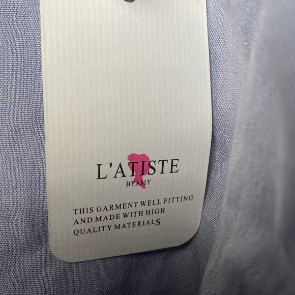 NWT L’atiste by Amy Romper one piece gray women’s size small - Picture 4 of 9